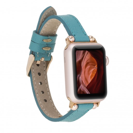 Apple Watch Uyumlu Deri Kordon 38-40-41mm Ferro CP05 Apple Watch Uyumlu Deri Kordon 38-40-41mm Ferro CP05