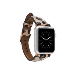 Apple Watch Uyumlu Deri Kordon 42-44-45mm Slim LE02N