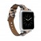 Apple Watch Uyumlu Deri Kordon 42-44-45mm ST Leopar NE