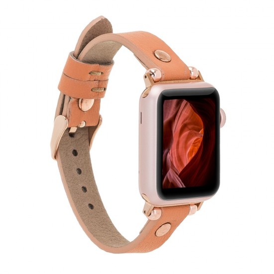 Apple Watch Uyumlu Deri Kordon 42-44-45mm Ferro RT NU3