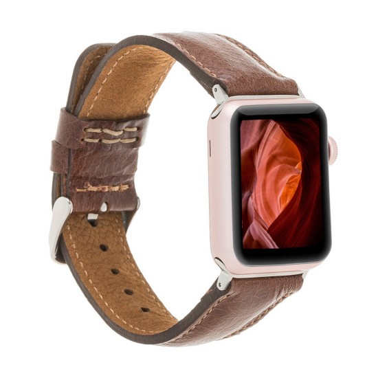 Apple Watch Uyumlu Deri Kordon 42-44-45mm VS5 Apple Watch Uyumlu Deri Kordon 42-44-45mm VS5