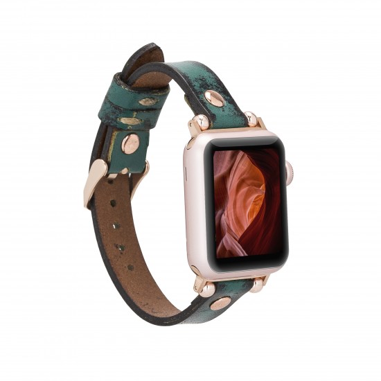 Apple Watch Uyumlu Deri Kordon 38-40-41mm RT V6SEF Apple Watch Uyumlu Deri Kordon 38-40-41mm RT V6SEF