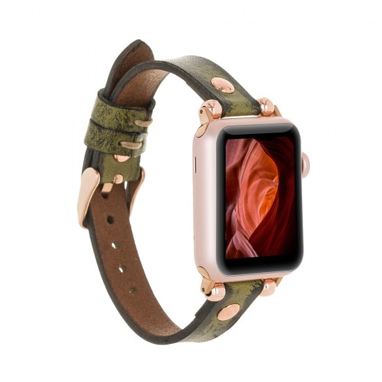 Apple Watch Uyumlu Deri Kordon 38-40-41mm RT V25SEF