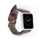 Apple Watch Uyumlu Deri Kordon 42-44-45mm SM26 Kahve
