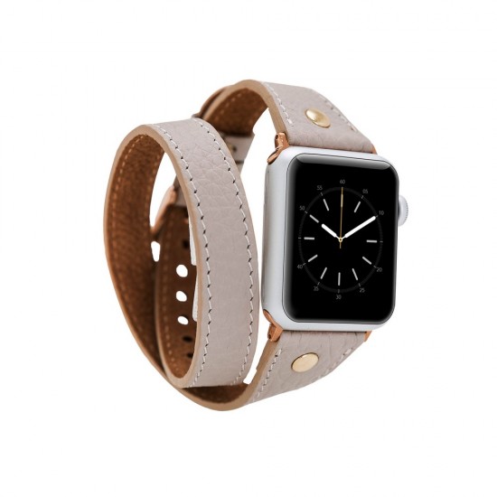 Apple Watch Uyumlu Deri Kordon 38-40-41mm Slim DTGT ERC3 Apple Watch Uyumlu Deri Kordon 38-40-41mm Slim DTGT ERC3