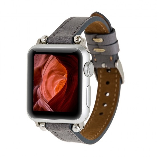 Apple Watch Uyumlu Deri Kordon 38-40-41mm Ferro RST9 Apple Watch Uyumlu Deri Kordon 38-40-41mm Ferro RST9