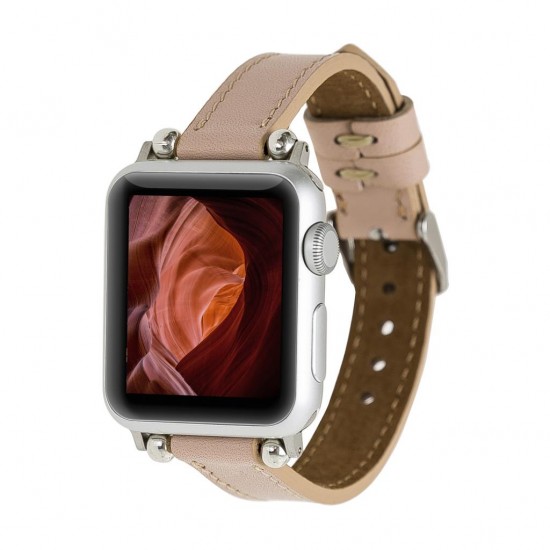 Apple Watch Uyumlu Deri Kordon 38-40-41mm Ferro NU01N Apple Watch Uyumlu Deri Kordon 38-40-41mm Ferro NU01N