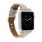 Apple Watch Uyumlu Deri Kordon 38-40-41mm GT ERC3 Bej