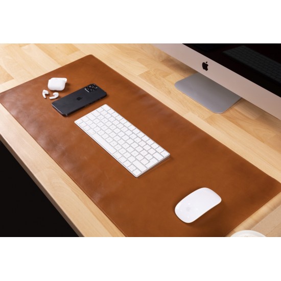 Deri Masa Matı 80*37cm RST2EF Taba