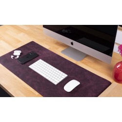 Deri Masa Matı 80*37cm TN6 Mor