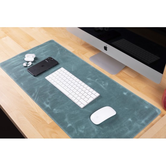 Deri Masa Matı 80*37cm G21 Yeşil Deri Masa Matı 80*37cm G21 Yeşil