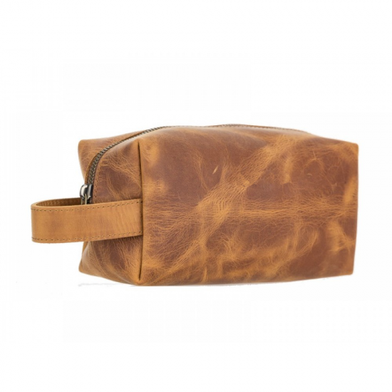 Deri Bakım Ve Seyahat Çantası, X Beden, G19 Taba