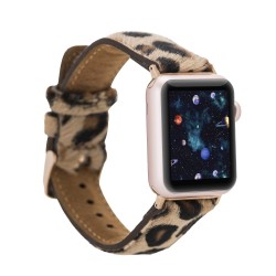 Apple Watch Uyumlu Deri Kordon 42-44-45mm LEO1N Apple Watch Uyumlu Deri Kordon 42-44-45mm LEO1N