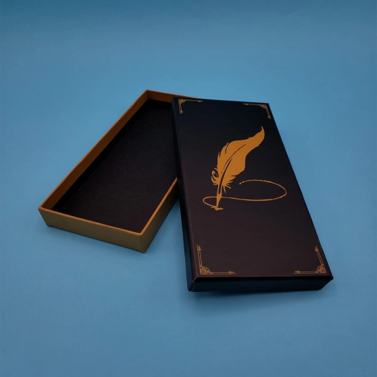 Kalem Kutusu Siyah Tüylü Kalem Tasarımlı Kalem Kutusu Siyah Tüylü Kalem Tasarımlı