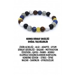 Doğal Taş Ve Kehribar Bileklik Korku Stres Başarı Şans Doğal Taş Ve Kehribar Bileklik Korku Stres Başarı Şans