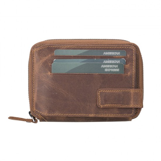 Lugano Deri Cüzdan G2 Antik Kahve