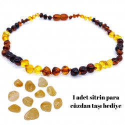 Kehribar Bebek Kolye Multicolour Kehribar Bebek Kolye Multicolour