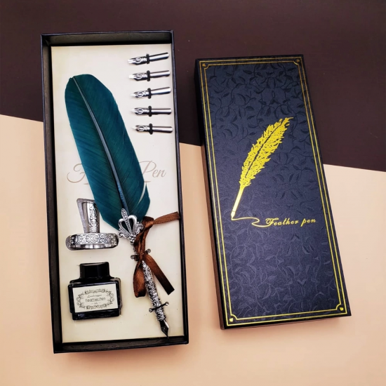 Masaüstü Tüylü Divit Kalem Seti Masaüstü Tüylü Divit Kalem Seti