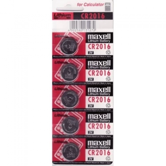 Maxell Cr2016 3v Lityum Düğme Pil 5li Paket