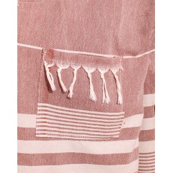 Bay ve Bayan %100 Organik Türk Pamuğu Bornoz Peştemal Ultra Emici Plaj, Banyo, Otel, Spa Açık Kahve