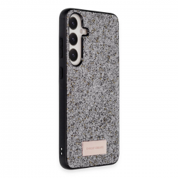 Onegif Samsung Galaxy A05s Bright Simli Kapak - Gümüş