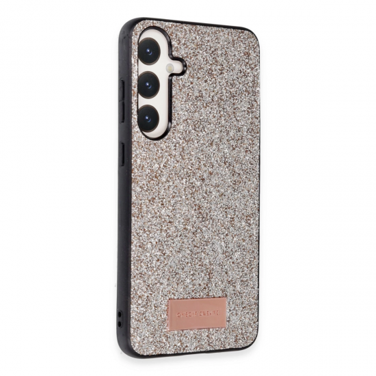 Onegif Samsung Galaxy A25 5g Bright Simli Kapak - Gold