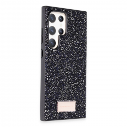 Onegif Samsung Galaxy S23 Ultra Bright Simli Kapak - Siyah