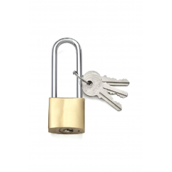 Sarı Uzun Asma Kilit 25 Mm