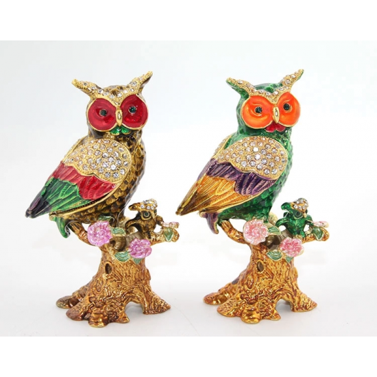 Swaroski Taşlı Tekli Baykuş Alk1929