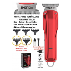 V-0085b Saç Sakal Ense Çizim Lazer Öncesi Kişisel Bakım Unisex Tıraş Makinesi