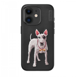 Venco İphone 11 Perma Desenli Kapak - Siyah