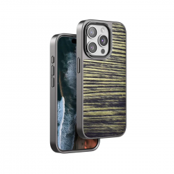 Venco İphone 14 Pro Wave Kapak - Koyu Kahve